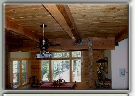 Blue Stained Pine Timbers